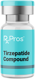 Compounded tirzepatide vial